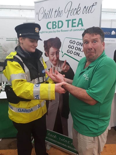 Neil — Founder of Recovery CBD Ireland at the National Ploughing Championships